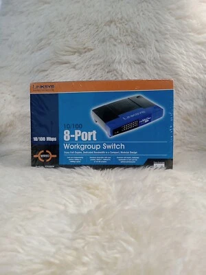 Linksys  EtherFast (EZXS88W) 10/100 Speed 8-Ports External Switch Brand New - Image 1 of 4