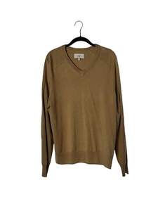 Jack Spade Mens Sweater Elbow Patch Sleeve 100% Wool Casual Preppy Size Medium - Picture 1 of 8