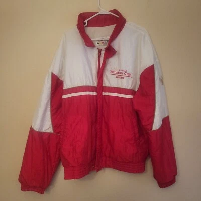 Vintage Winston Motorsports Nascar Winston Cup Series Nylon Jacket Size XL NICE! - Image 1 of 4