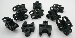 10 Black LEGO 2x3 Ball Socket Technic Axle Connectors (32174) - Picture 1 of 1