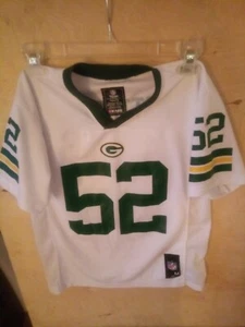 Clay Matthews#52 GreenBay Packers NFL Team Apparel White Youth M Football Jersey - Picture 1 of 6