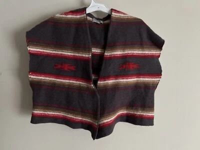 Ecote Southwestern Stripe Womens Size XS/S Vest Wool Blend - Image 1 of 4