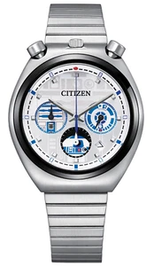 Citizen Star Wars Men's Quartz Tsuno Chronograph Watch R2-D2 38MM AN3666-51A - Picture 1 of 4