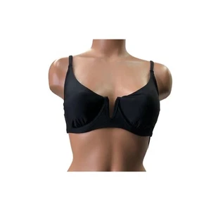 Anne Cole Limited Edition black Swim V-WIRE TOP XXL NWT - Picture 1 of 8
