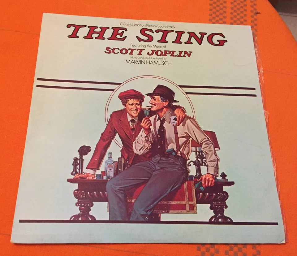 THE STING - Orig Movie Soundtrack - Paul Newman/Robert Redford 1974 Aus Lp VG+  - Image 1 of 1