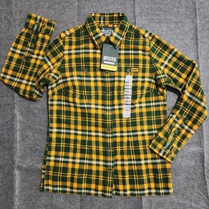 Green Bay Packers Womens XS Duluth Trading Free Swingin Flannel Shirt Limited - Picture 1 of 12