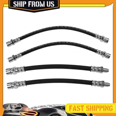 Línea de freno de manguera de freno delantera trasera 4 piezas para Volkswagen Super Beetle 1971-1973 Foto 1 de 4