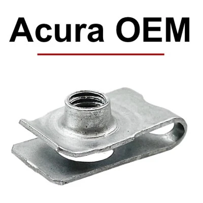 Swordfish 65718-25pcs Metric Extruded U OEM Honda Acura 1986-2024 Nut Clip 6Mm - Image 1 of 4