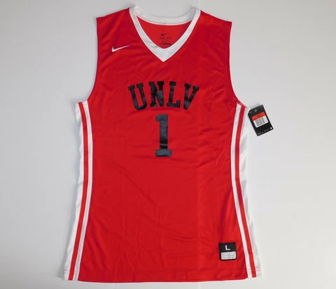 UNLV RUNNIN' REBELS #1 Nike NCAA Basketball Practice Jersey 639394 NWT Men's L Cover