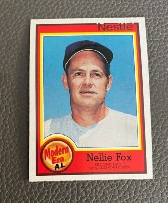 1987 Nestle Dream Team Baseball Card #13 Nellie Fox  White Sox - Image 1 of 2