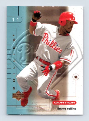 2002 Upper Deck Ovation #55 Jimmy Rollins - Image 1 of 2