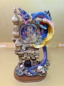 Burg Uhr Zweiköpfiger Drache Figur Fantasy Gothic Deko Magisch Mystisch 🐉 - Bild 1 von 22