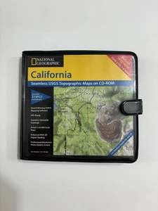 ✨National Geographic Californie, Topo ! CD-ROM cartographie loisirs de plein air - Photo 1/9