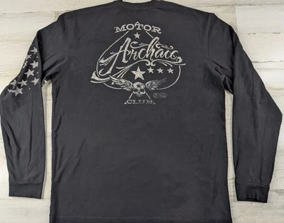 Camisa Archaic X Affliction Manga Larga Extra Grande XL Térmica Grunge Spades 69 Foto 1 de 4