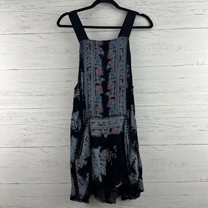 Free People Kleid dunkelblau ärmellos Taschen Größe XS neu mit Etikett - Bild 1 von 9