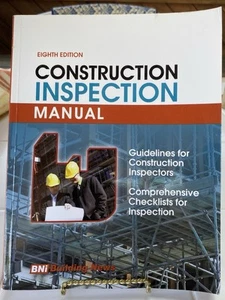 Construction Inspection Manual Eighth Edition 2008 by Building News - Picture 1 of 8