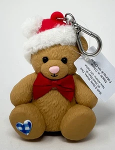 NEW BATH & BODY WORKS SANTA TEDDY BEAR POCKETBAC HOLDER HAND SANITIZER CLIP CUTE - Picture 1 of 5