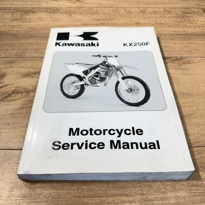 KAWASAKI OEM DISTRIBUIDOR TALLER SERVICIO MANUAL DEL PROPIETARIO / 06 KX250F KX 250F Foto 1 de 4