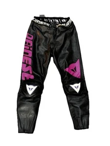 Dainese Pantalone Uomo Moto Pelle Leather Trousers Man Size 48 - Imagen 1 de 3