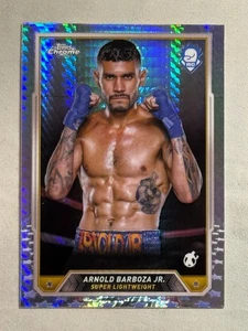 2024 Topps Chrome Boxing Prism Refractor Arnold Barboza Jr Rookie RC #18 - Picture 1 of 2
