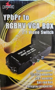 YPbBr To RGBHV VGA - 2:1 Video Switch - MAYFLASH - Afbeelding 1 van 8