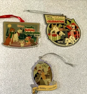 Colección exclusiva de adornos de celebración de vacaciones familiares para miembros del elenco de Disney de 3 - Imagen 1 de 12