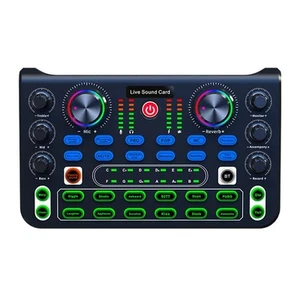 Live Soundkarten Mixer für Podcasts und zum Streaming mit kompaktem Design - Afbeelding 1 van 12