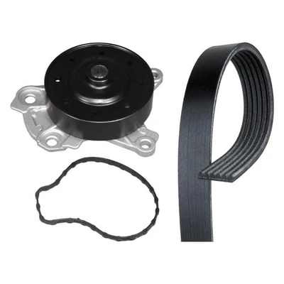 For Scion xD 08-14 Professional Engine Coolant Water Pump & Serpentine Belt Kit Foto 1 de 2
