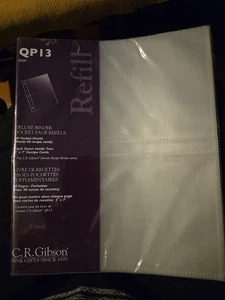C.R. Paquete de recarga de página de bolsillo Gibson para libros de recetas QP13 20 hojas de bolsillo - Imagen 1 de 7