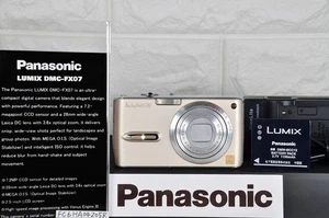 Panasonic LUMIX DMC-FX07 Digital Camera Silver – LCD Yellowing / Zoom NG / - Picture 1 of 12
