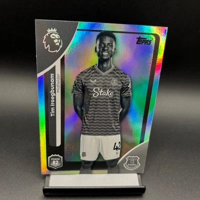 2025-26 Topps Premier League #135 Tim Iroegbunam Black & White Refractor /75 - Image 1 of 2
