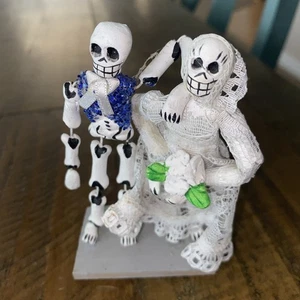 Día de Muertos Novia y Novio México Artesanal - Imagen 1 de 6