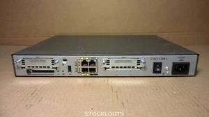 Routeur Cisco 1841 2 ports FE LAN services intégrés 2 x emplacements ouverts WIC VWIC VIC - Photo 1/2