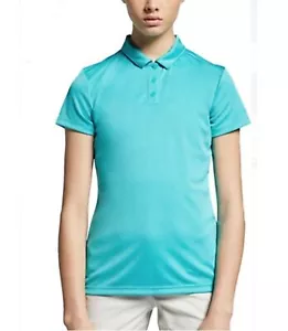 Nike Women's Golf Polo Shirt Dry Short 3 Button Short Sleeve Cabana Large New - Picture 1 of 6