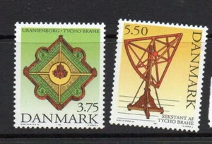 DENMARK MNH 1995 SG1057-1058 450 aniversario nacimiento de tycho brahe - Imagen 1 de 1