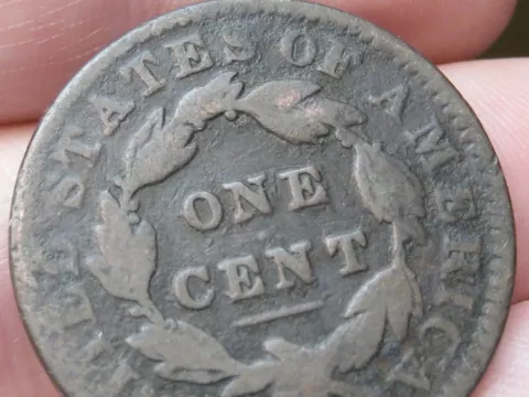 1831 Matron Head Large Cent Penny- Medium Letters, Good Details Cover
