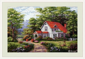 Merejka Counted Cross-Stitch Kit Sterling Estate K-170 - Picture 1 of 3