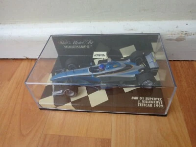 MINICHAMPS 1/43 BAR 01 SUPERTEC JACQUES VILLENEUVE TESTCAR 1999 F1 DIECAST CAR - Image 1 of 3