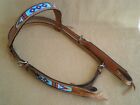 Leather Cody Pro Native American Beaded Browband Headstall