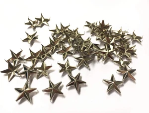 50 Stck. Zum Selbermachen Metall Stern Nieten Kralle Nagelkopf Punk Nieten (20 mm, Silber) - Bild 1 von 16