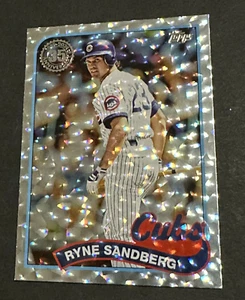 2024 Topps Ryne Sandberg 1989 Silver Crackle Foil RC #89B-49- FREE SHIPPING (2) - Picture 1 of 2