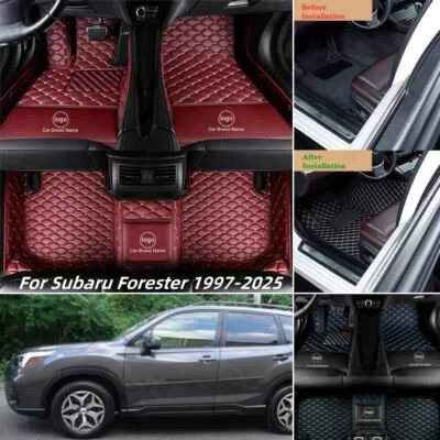 For Subaru Forester 1997-2025 Car Floor Mats Non-slips Custom Waterproof Carpets - Image 1 of 4