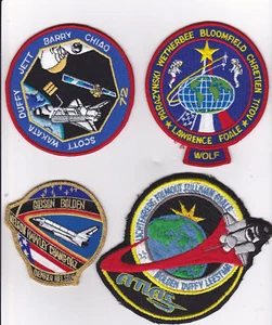 4 - LARGE / SMALL UNUSED VINTAGE EMBROIDERED SPACE SHUTTLE PATCHES lot #7 - Picture 1 of 1