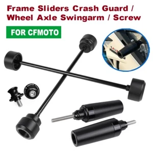 For CFMOTO 675SS/SR/SR-R/NK Frame Sliders Crash Guard/Wheel Axle Swingarm/Screws - Picture 1 of 24