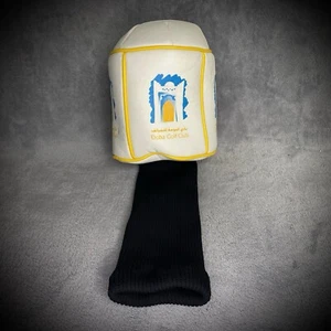 Doha Golf Club Qatar - Tent-Style - Driver Head Cover - White - Gift Idea - Picture 1 of 10