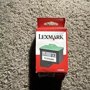 Lexmark #27 (10N0227) OEM Color Ink Cartridge - Picture 1 of 9