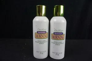 Claire Burke Summer Morning Home Fragrance Spray Two 5oz Bottles VTG Full NEW - Picture 1 of 7