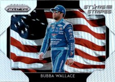2019 Panini Prizm Stars and Stripes Prizm #SS8 BUBBA WALLACE  Nascar Racing