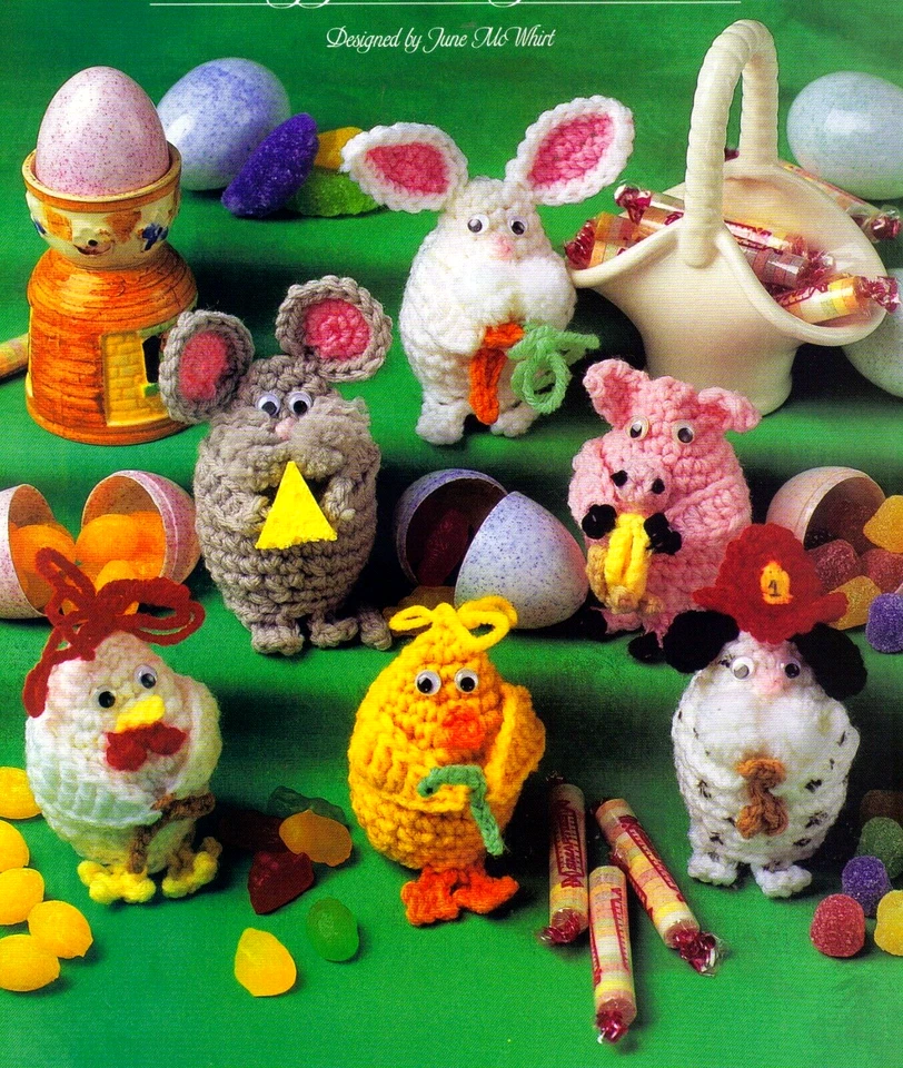 EASTER Animal Egg-stravaganza/Toy/ Crochet Pattern INSTRUCTIONS ONLY - Image 1 of 1