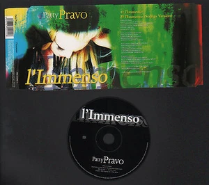 CD SINGOLO PATTY PRAVO L'IMMENSO (+ STRINGS VERSION) 2002 BOLLINO SIAE - Picture 1 of 1